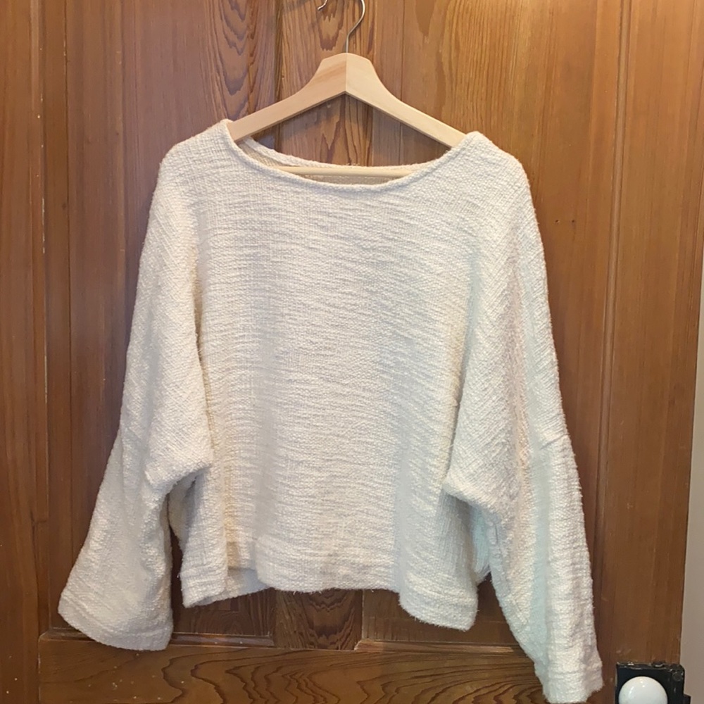 Jamie and the Jones T sweater in cream